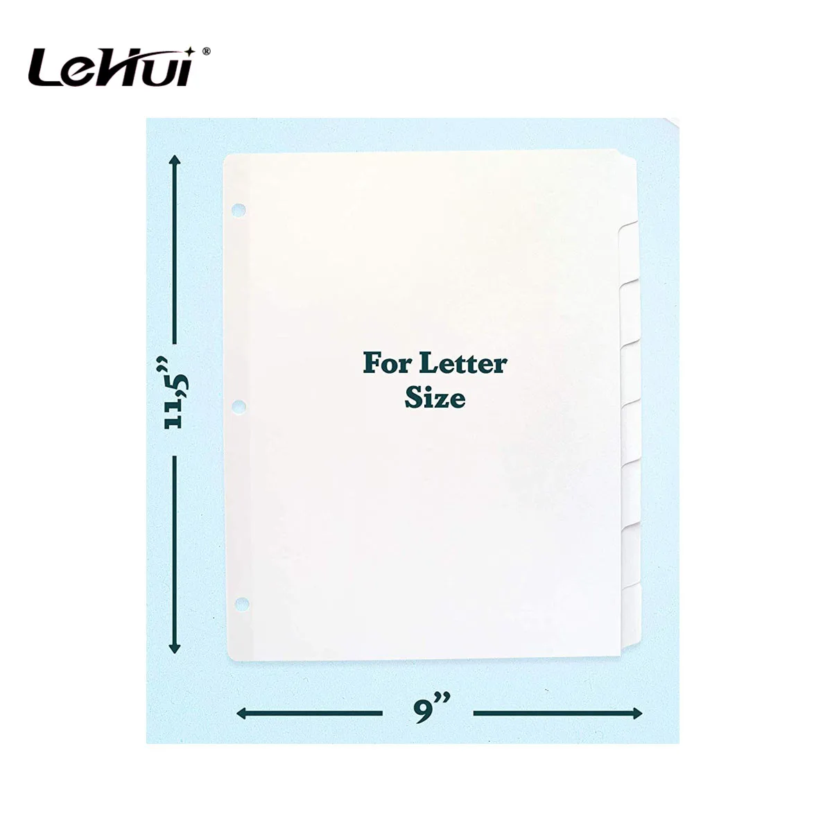 Fsc A4 A5 Insertable Paper Multicolor Index Dividers With Tabs