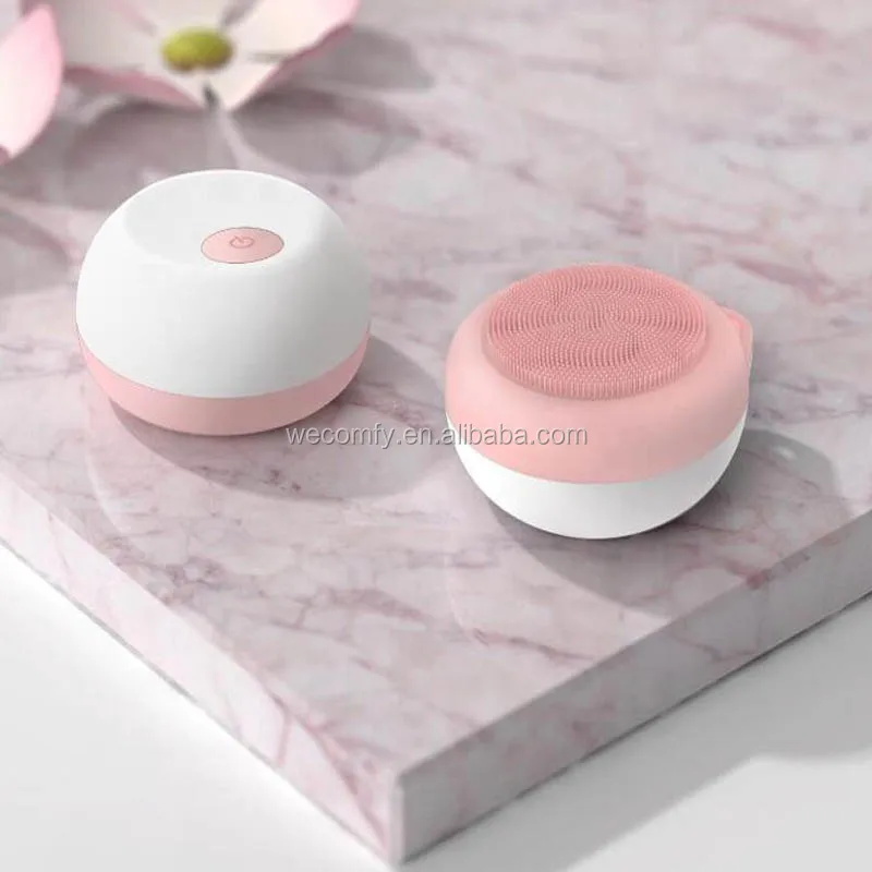 new shape electric  sonic silicone  facial brush  cleansing tool facial device electric brush  M-1010