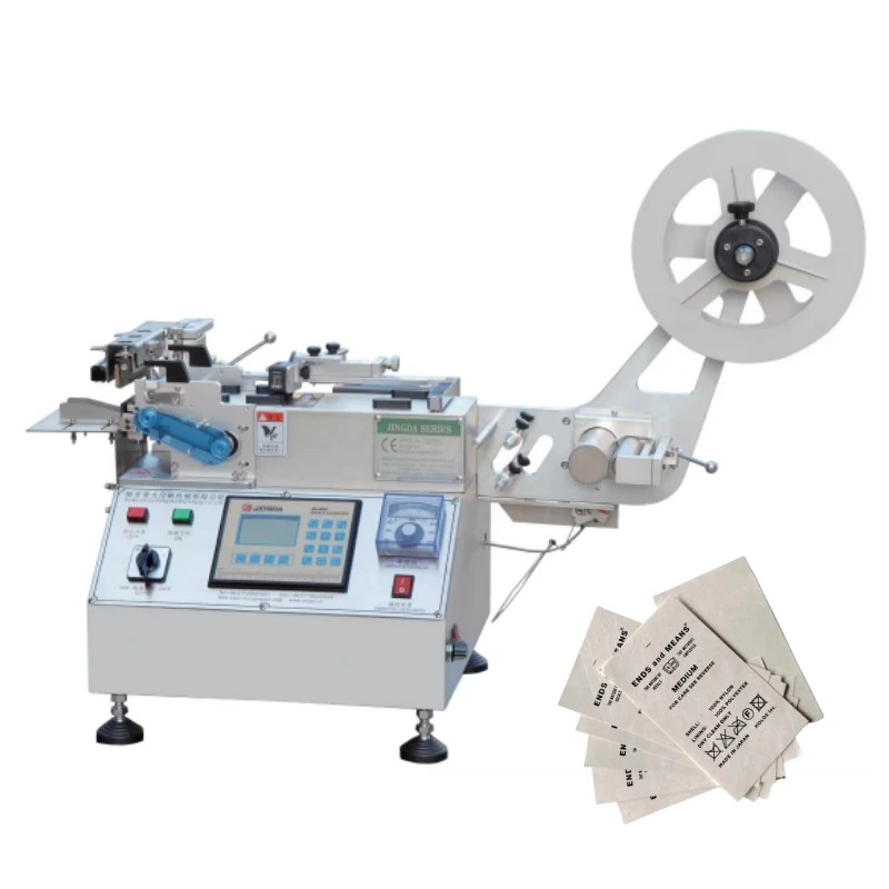 JQ-3010 Hot Selling 600pcs/Min High Speed 1.5kw Fully Automatic and Cold Label Cutting Machine for Clothing Care