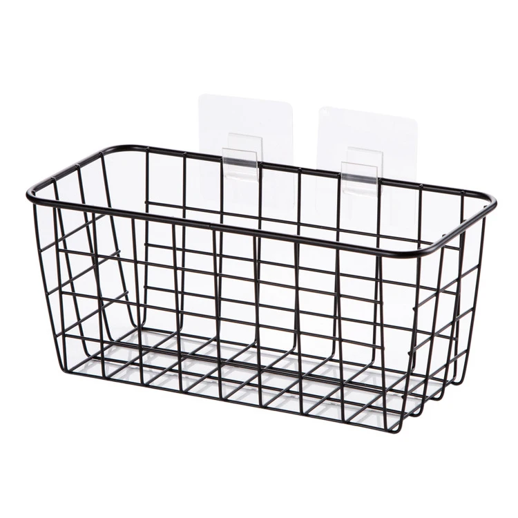 Kingwillow Custom iron metal storage basket stand wire storage organizer basket for home office