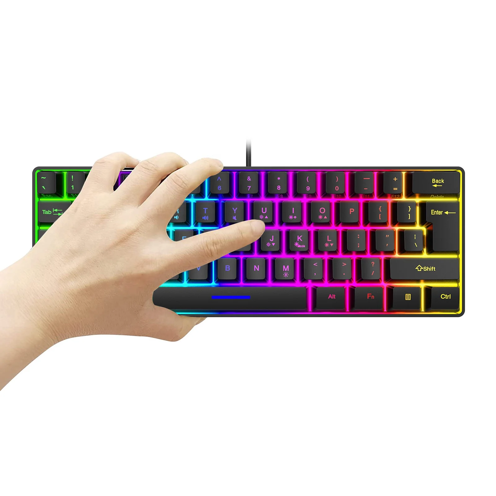 Mechanical Keyboard Rgb Led Backlit Mechinal Hot Swappable Mechanical Gaming Keyboards For Pc Computer Laptop Gaming Keyboards