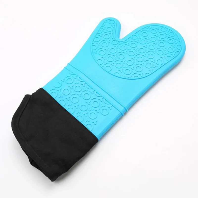 Liner Silicone Mittens Oven Glove Mitts Anti Heat Resistant Cotton Free Sample Pink, Blue Etc for Grill Baking 500 Pairs Furunda