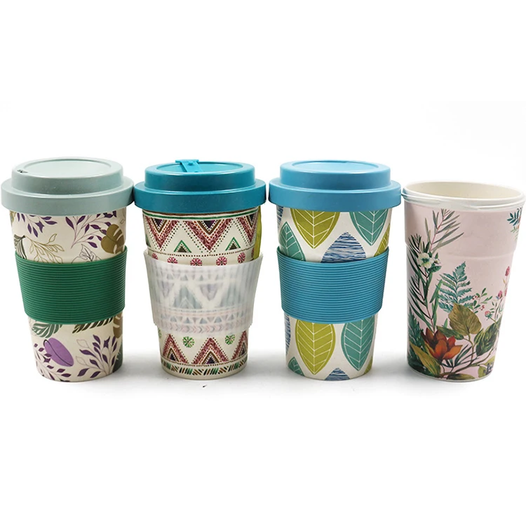 Natural Ecofriendly Reusable Fibre Husk Fiber Kids Bamboo Drinking Fiber Cup