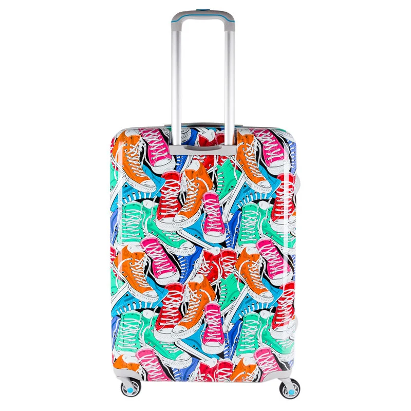 Benga brand old school series shoe pattern carry on luggage for travel