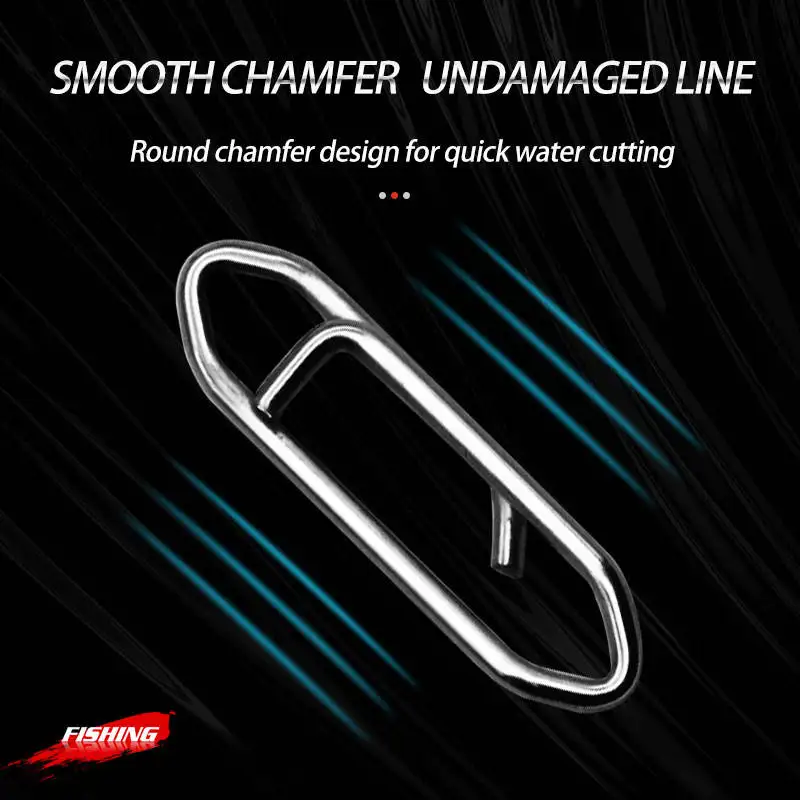 Stainless Steel Spring Lock Pin Needle Soft Lure Worm Crank Twist Lock Crank Hook Spring Lock Pin Needle