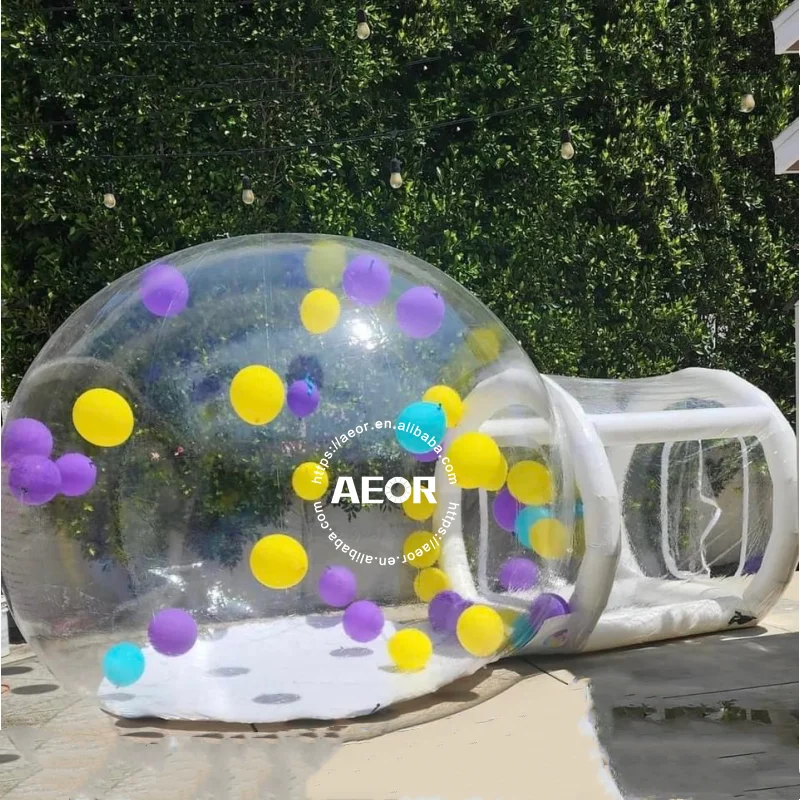 Commercial Kids Party Clear Dome Balloon Garden Tent Bubble Tent Inflatable Bubble House