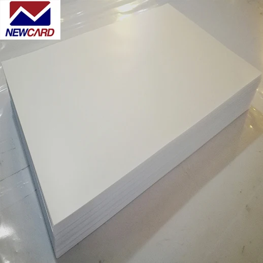 PVC Core sheet ADE white for offset/screen printing