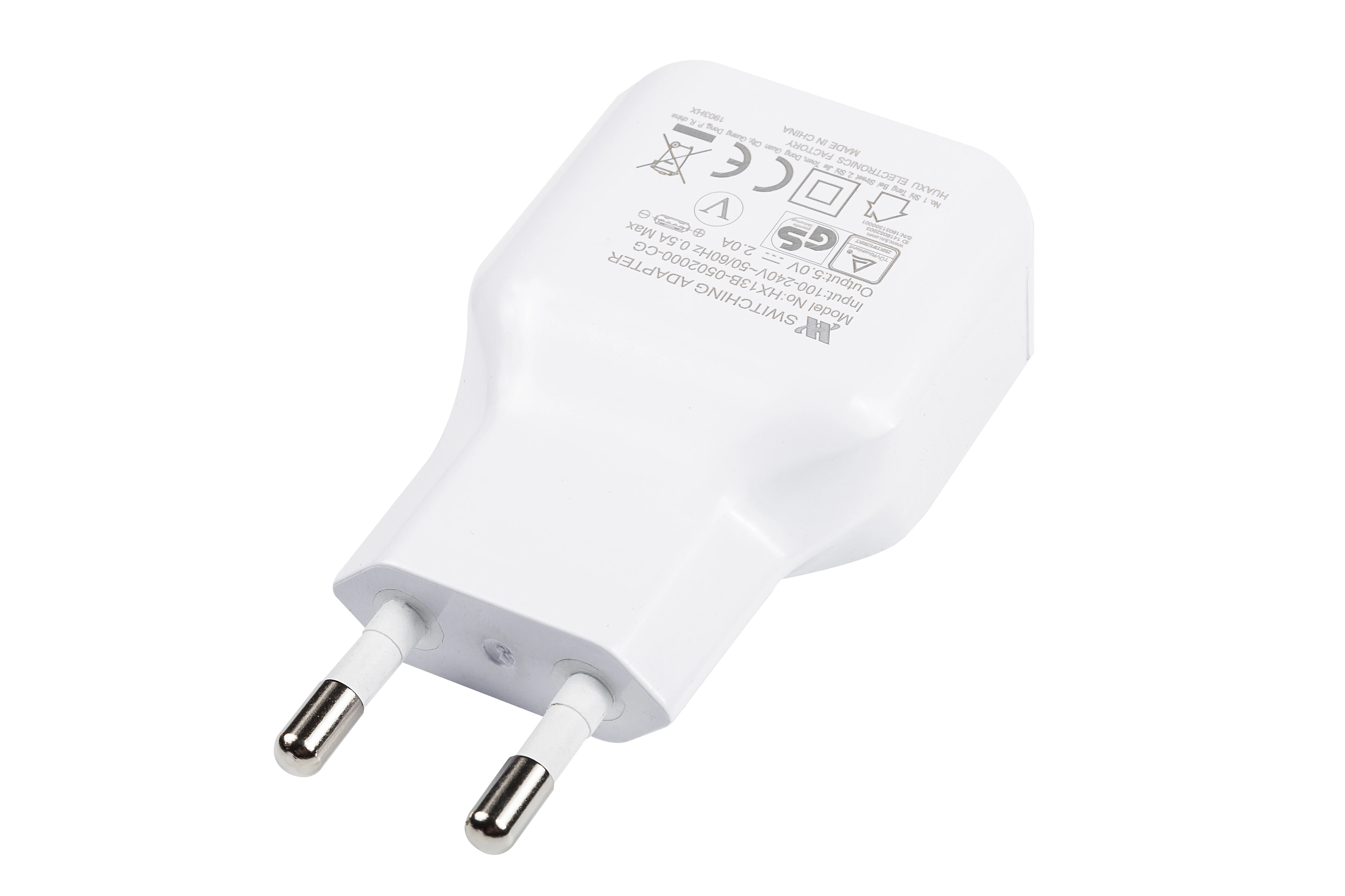 
dongguan Hua Xu manufacturer usb wall plug 5v 2a usb charger phone 