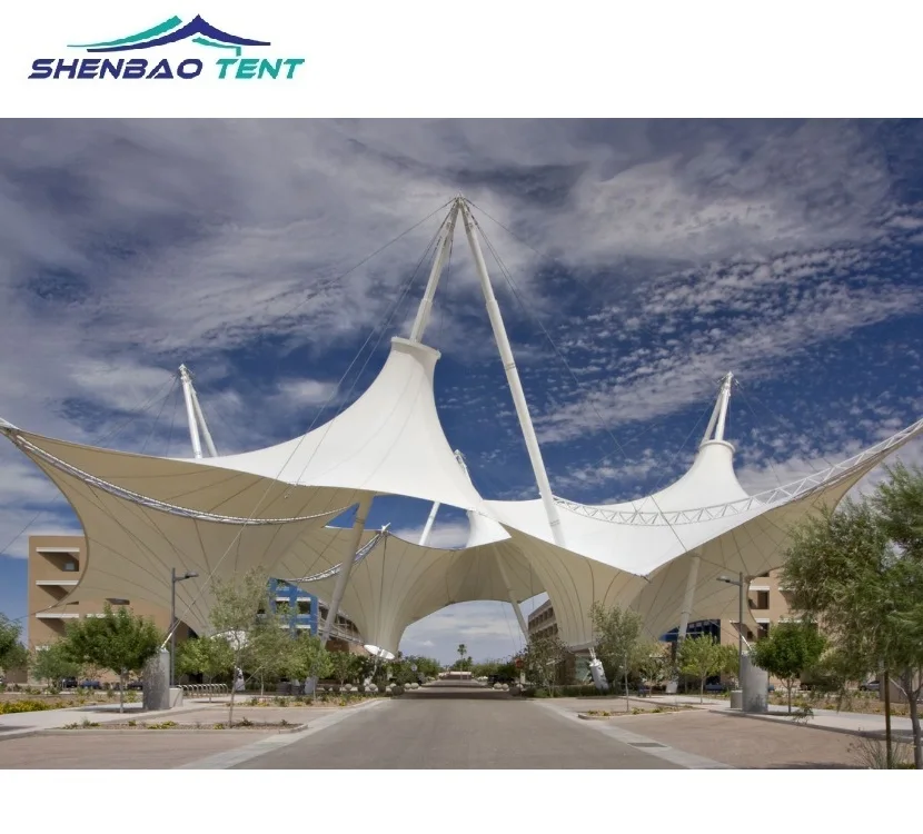 outdoor factory large fabric tensile membrane marquee tents dome shape tents