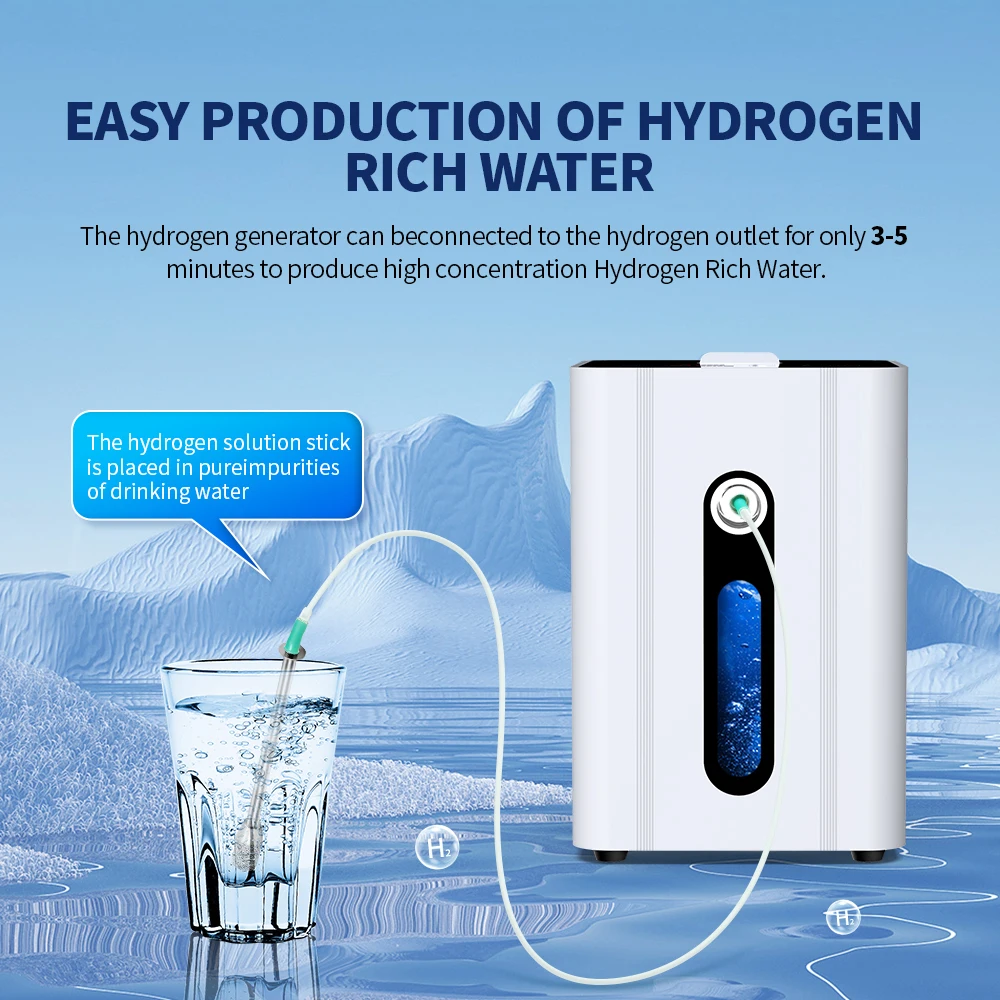 Suyzeko Portable 150ml/min Pure Hydrogen Gas Generator Hydrogen Breath Therapy Machine For Home use