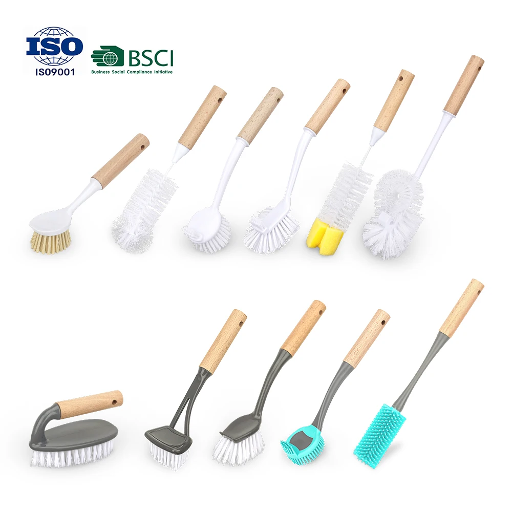 Handed Laundry Brush Large Blue and White Cleaning Brushes Household Soft Cleaning Hand Scrub Brush