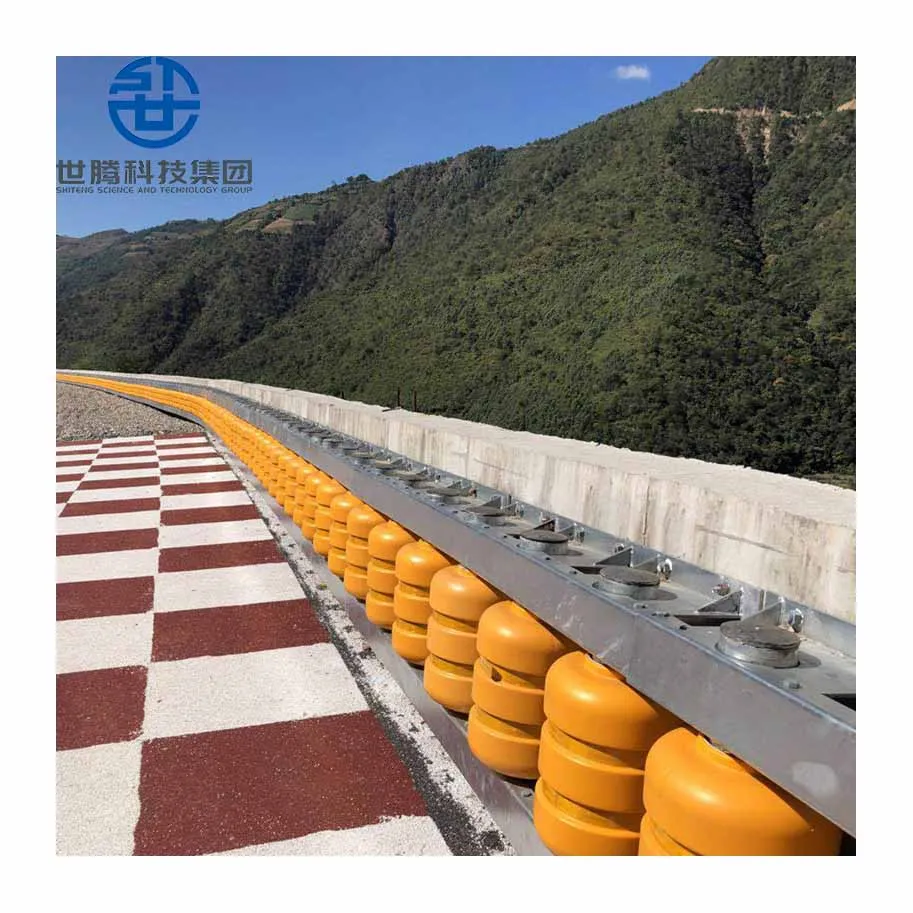 roller barrier EVA traffic guardrail rolling barrier Cheap factory price Car collision safety