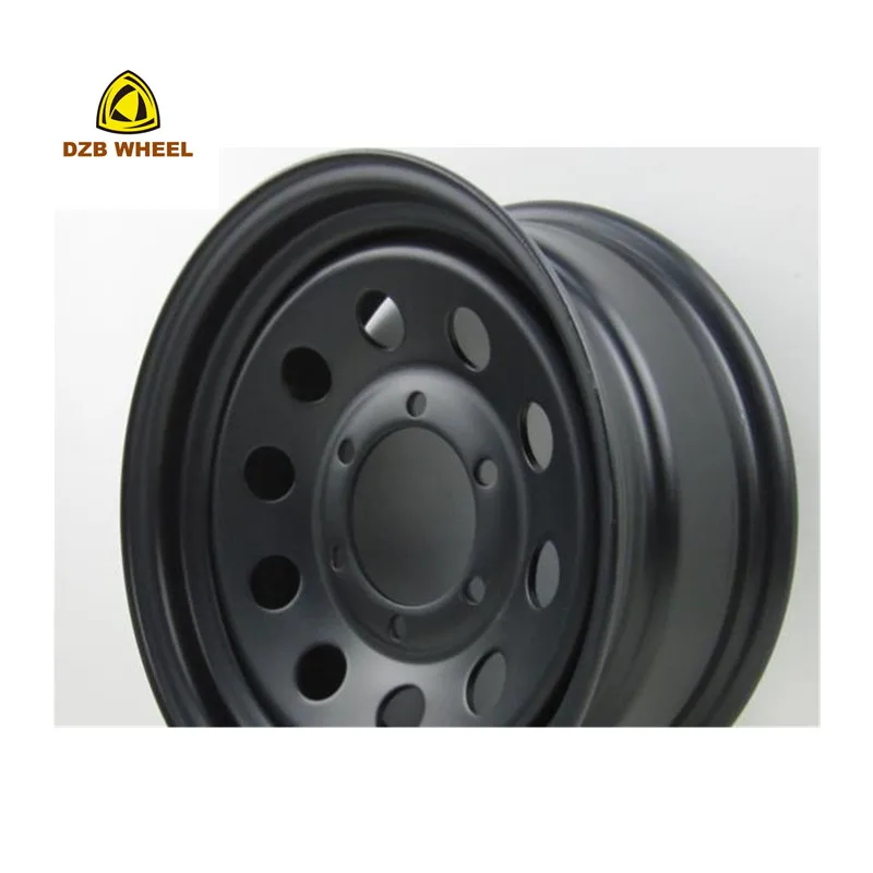 Trailer Tires Wheels Factory Direct Sale 14*7 Inch Car Wheels Rim Chrome Surface Trreatment Trailer Steel Wheel