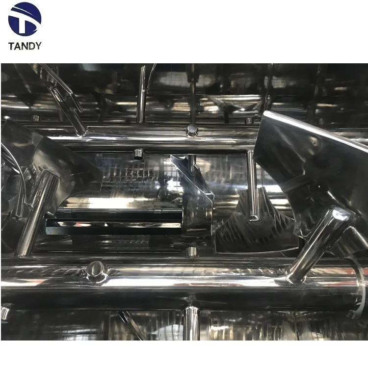 High performance dry powder mortar mixer horizontal double shaft paddle mixer