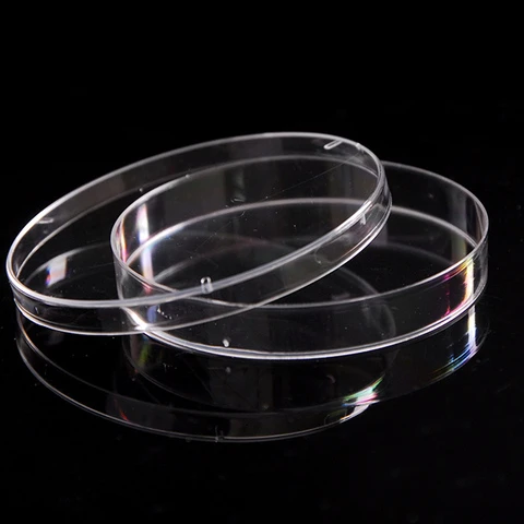 Пластиковая одноразовая Стерильная бактериальная тарелка Петри с крышкой, лабораторные аксессуары