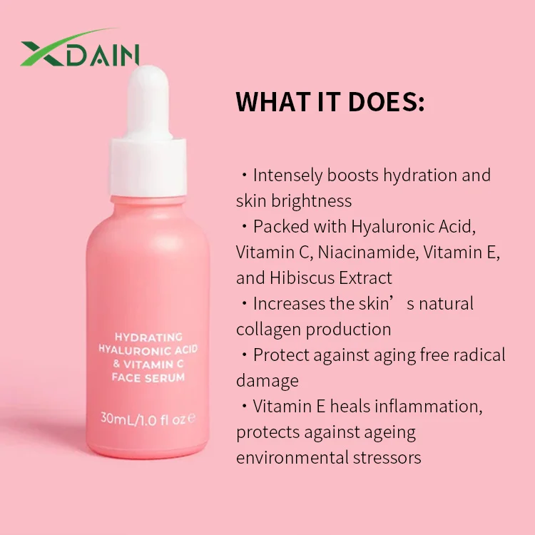 Moisturizing Hyaluronic Acid essence stock solution skin care moisturizing brightening Vitamin c Hyaluronic Acid Serum
