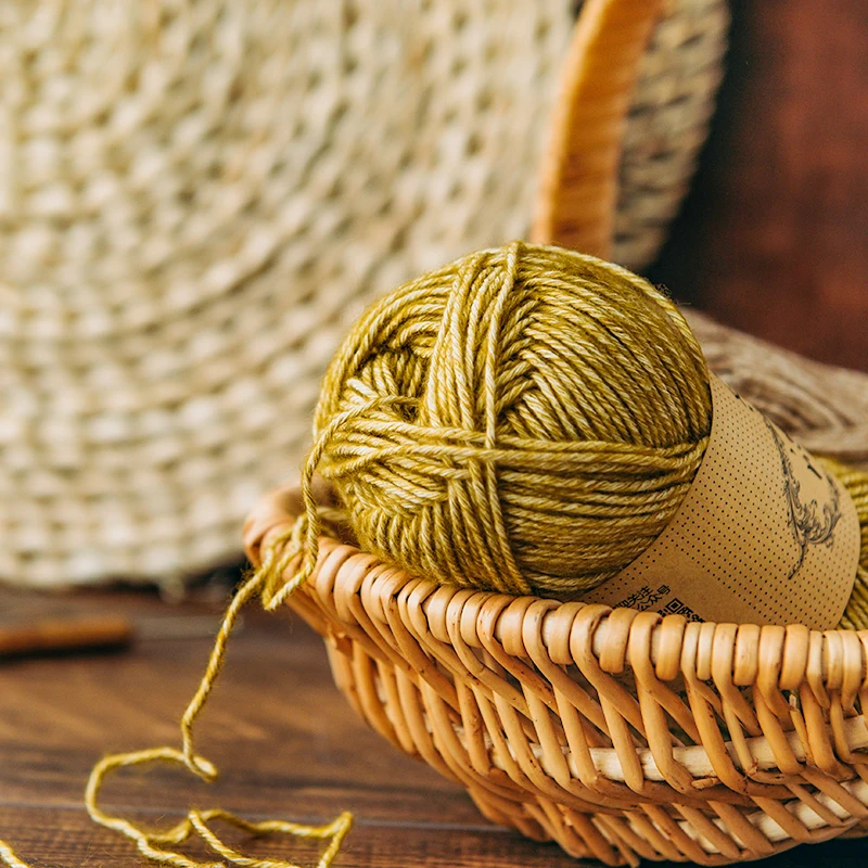 Wholesale 50g crochet cheap children hat soft warm winter factory customize milk cotton yarn for knitting