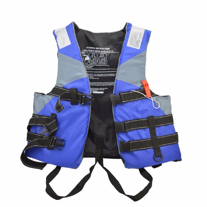 Wholesale sea fishing surfing boating water safety rescue life jacket vest