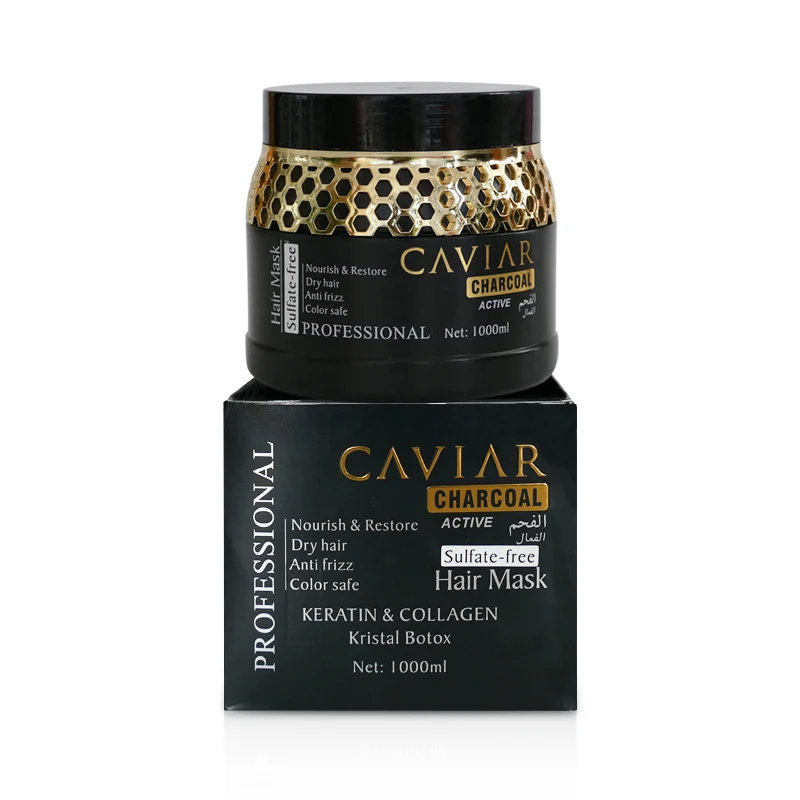 Заводской OEM продукт для ухода за волосами для домашнего использования Икра Кератиновый шампунь для волос с активной древесной эссенцией Глубокая очистка против выпадения масла