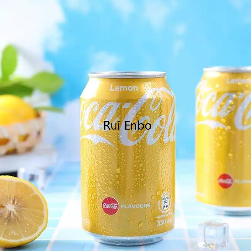 Hong Kong CocaCola Сода с лимонным вкусом 330 мл Гонконгская версия лимонный