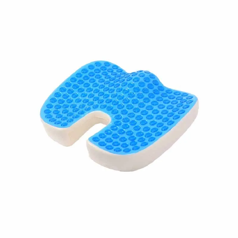 Factory wholesale summer cool  memory foam gel cushion comfortable office chair gel cushion
