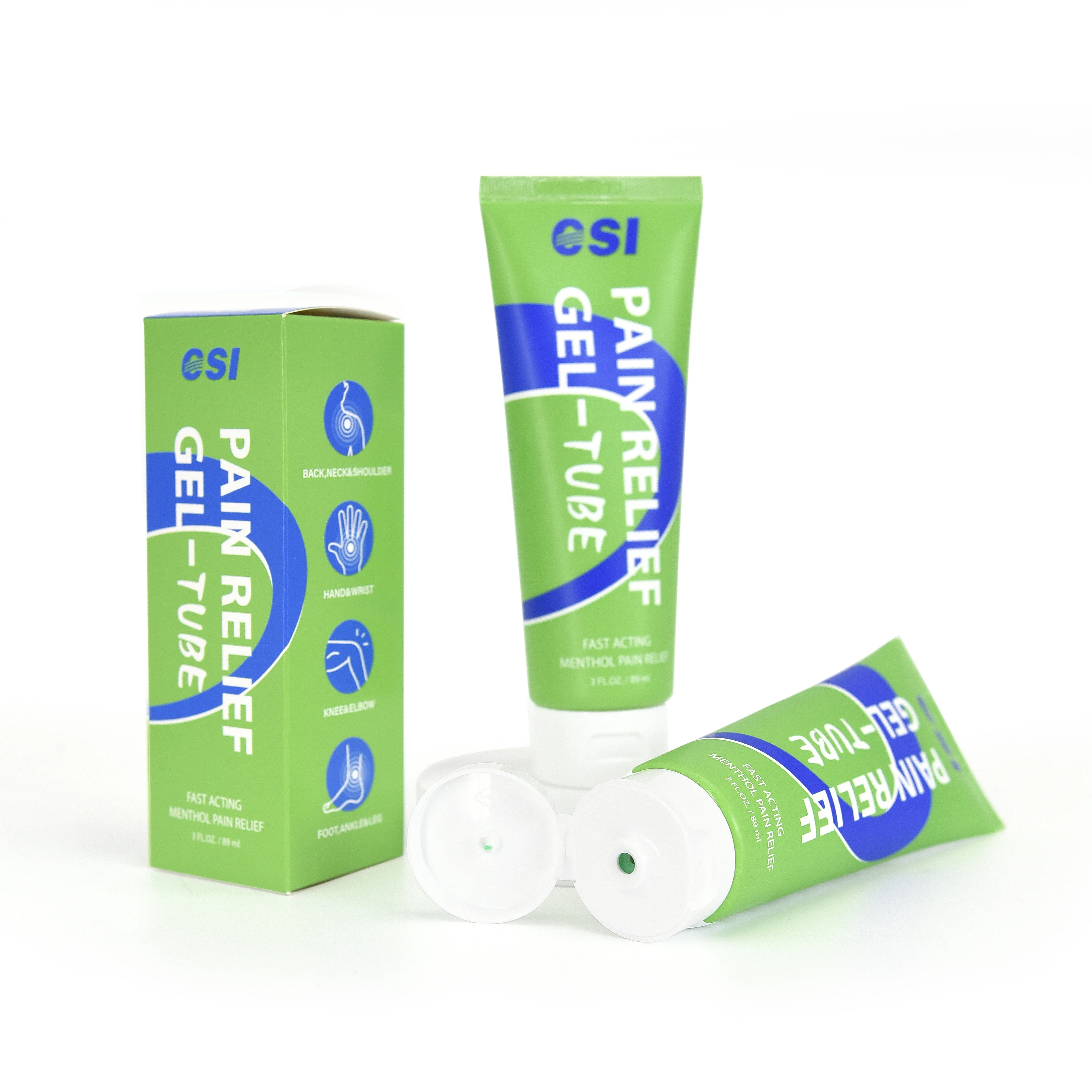 CSI Menthol Gel Tube Fast Acting Long-lasting Muscle Pain Relief Gel Cream