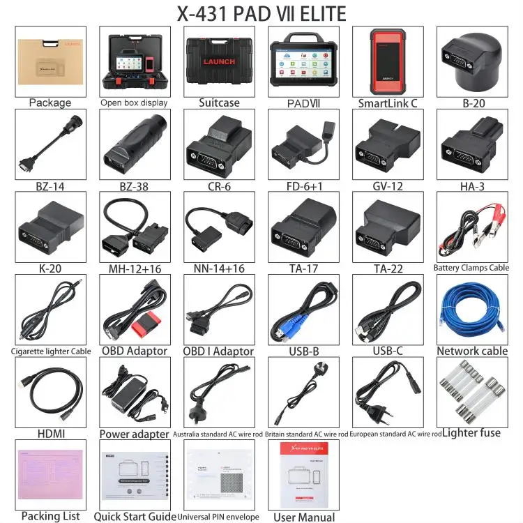 launch x-431 pad 7 x431 price ecu repair tools automotive ecu programming tools car fault diagnostic device tool scanner