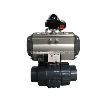 pneumatic actuator pvc ball valve made in China