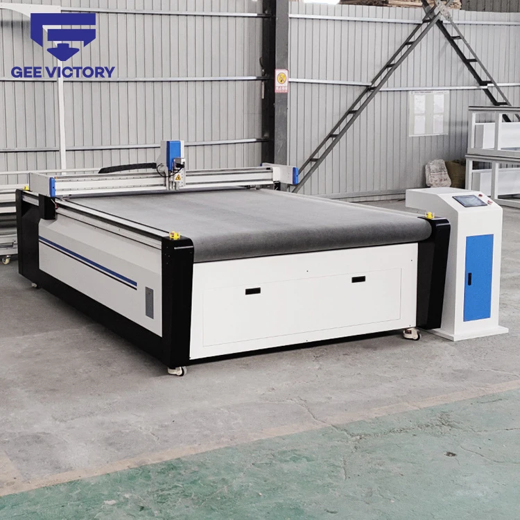 Cnc corrugated cardboard  paper box sheet cutting machine cutter