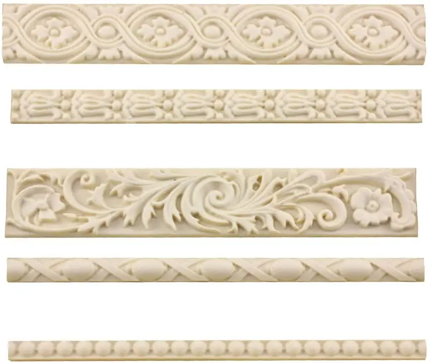 Vintage Lace Frame Silicone Mold Fondant Mould Cake Decorating Tool Chocolate Gumpaste Mold SugarcraftKitchen Gadget