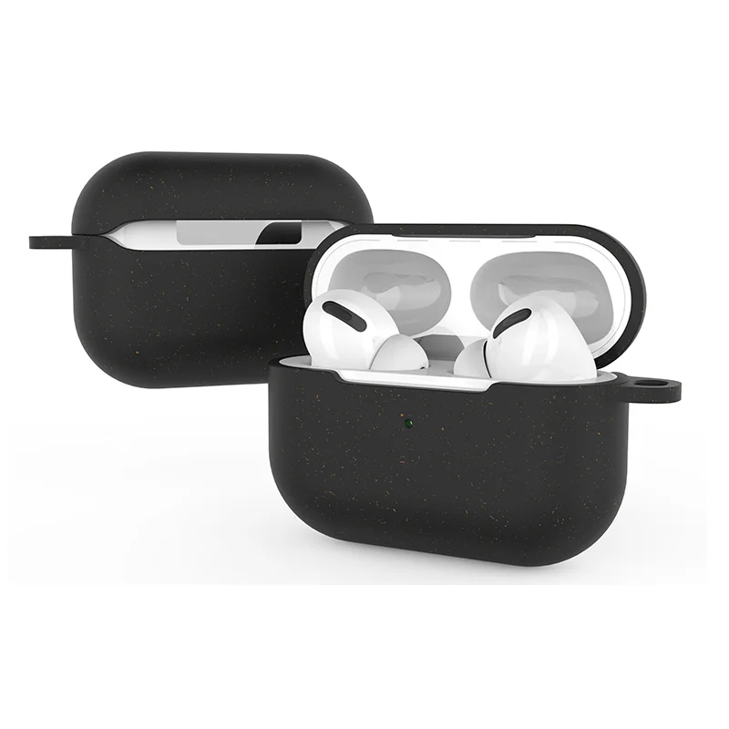 2021 Black Eco Friendly Biodegradable Cases For Airpod Case Cover