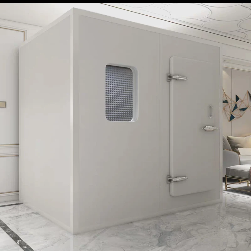 Indoor soundproof drum practice room