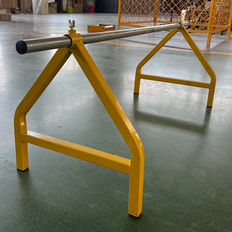 A-frame Cable Drum Stand folds flat for storage will fit in all vans cars A frame Universal Cable Drum Dispenser