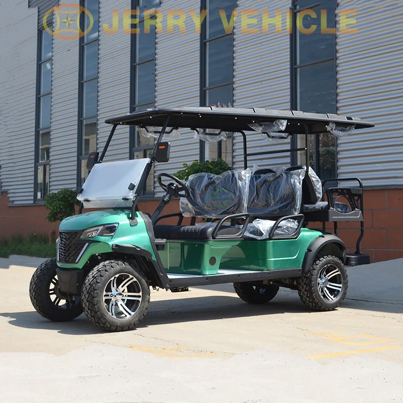 2024 Hot Selling  48V Customized 4 Seater Side by Side 4*4 UTV Electric Golf Buggy Cart with Legal Lithium Battery