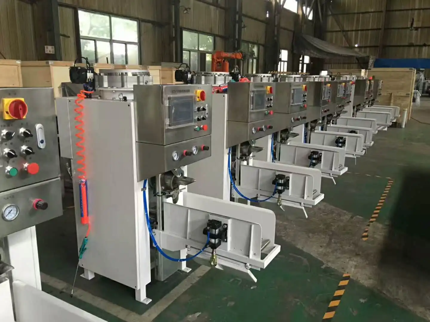 25kg / 50kg automatic bag open cutting and emptying slitting machine small bag opener unpacking machine