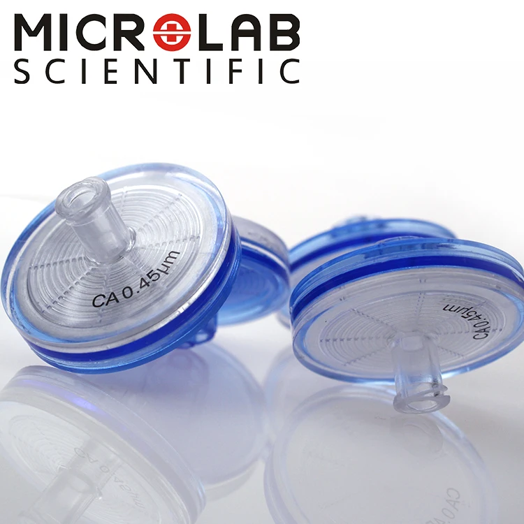 Lab use Reusable Plastic 28MM /33MM Hydrophobic Syringe Filter Double luer lock Syringe Filter For Filter Air Purifier for HPLC