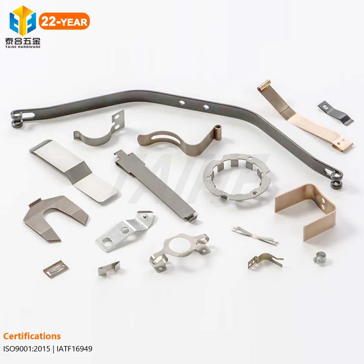 Customized Precision Stamping Stainless Steel Bend Clips Flat Leaf Spring