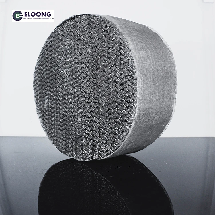 Высокоэффективная металлическая гофрированная проволочная марля, структурированная упаковка для дистилляционной башни