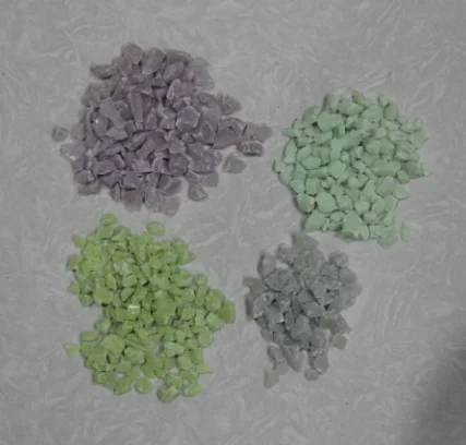 Glow in the dark stone  /Greenway scenic area decorated