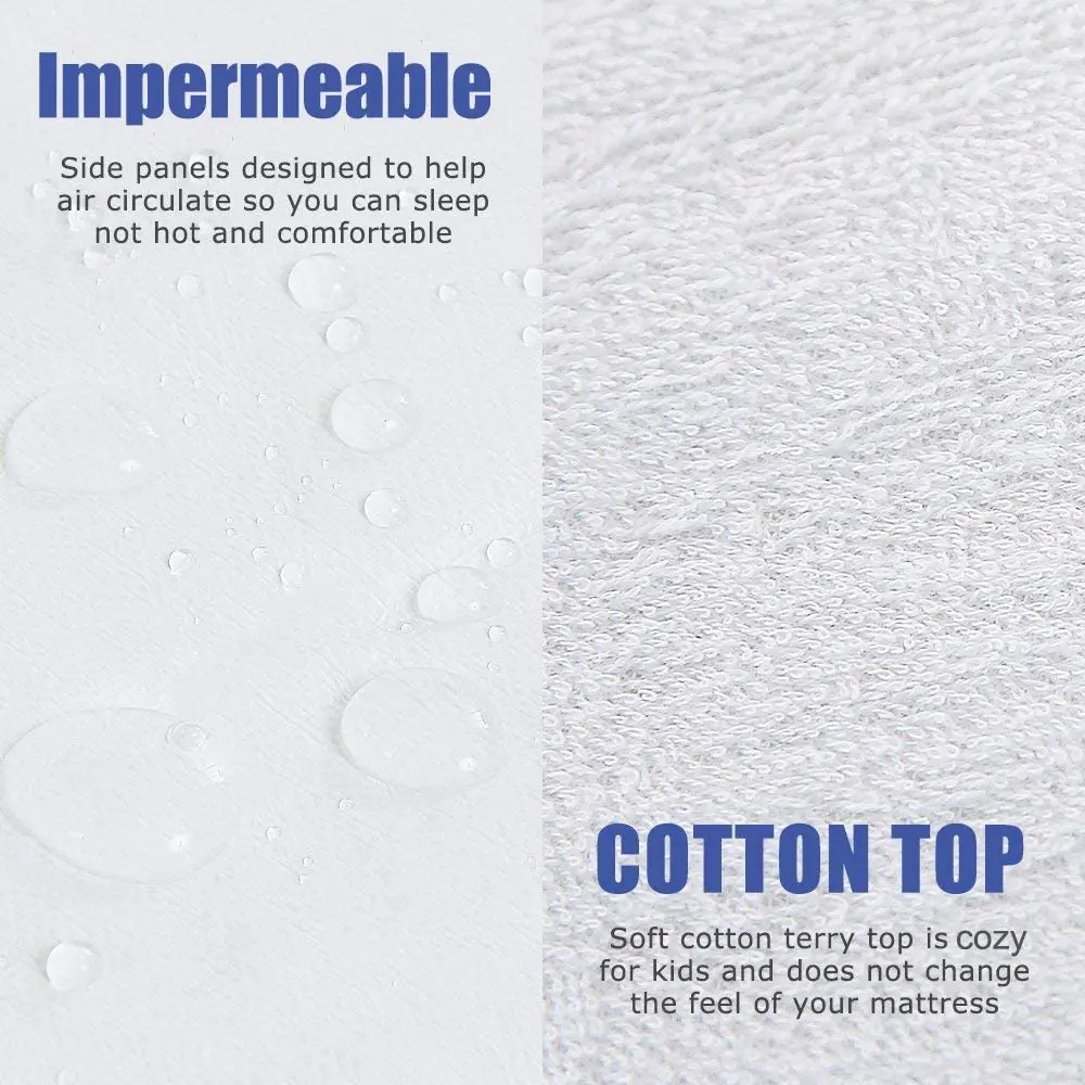 Оптовая продажа анти-бактерии Водонепроницаемый Матрас простыня крышка