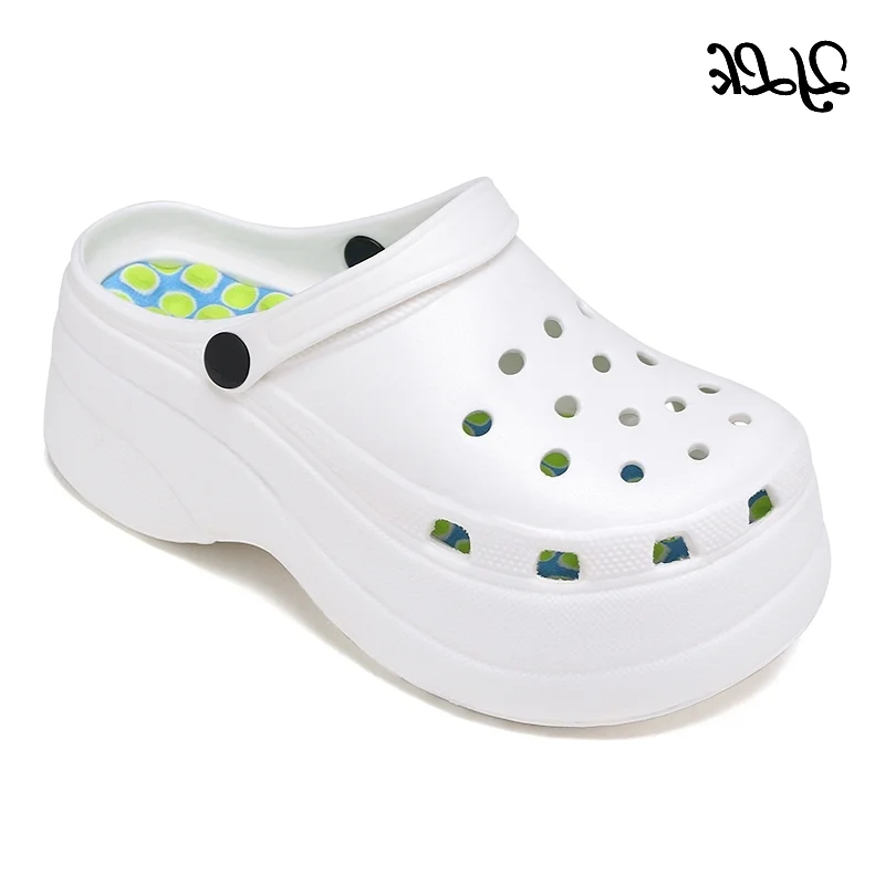USA fashion Slatform tie dye EVA clog lady woman girl garden shoe beach sandal sliSSer manufacturer China  custom