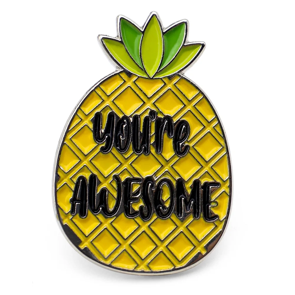 Custom Bulk Promotional Food And Fruit Style Collar Decoration Enamel Lapel Pin