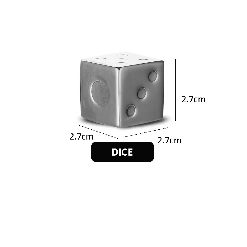 Stainless Steel Whiskey  Dice Ice Cube