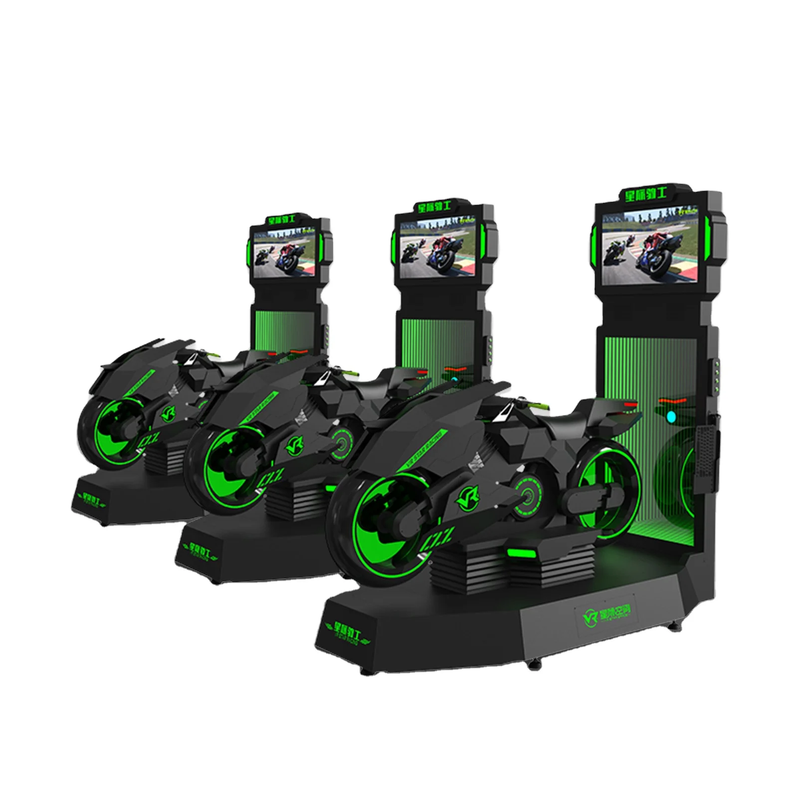 Indoor Amusement Products Wind Effect Riding Motion Simulator Motos VR Machine 9D Virtual Reality VR Star Space
