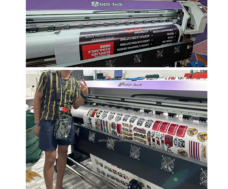 Guangzhou GEDTech 6ft 6.2ft Single XC90  Textile Fabric Large Format Printer 10ft  i3200 Printhead  Eco Solvent Printer Machine