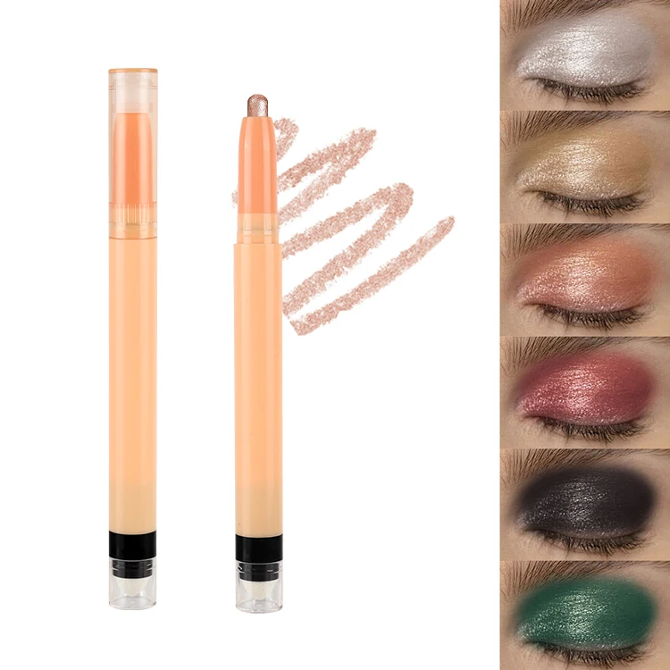 Hot Cosmetics Make Up Shiny waterproof EyeShadow Pencil Creamy Sultry Eyeshadow Pen Private Label Eyeshadow Stick
