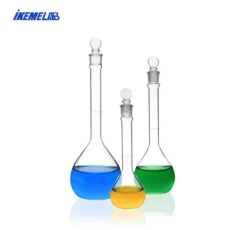 Лабораторная мерная колба IKEME 5 мл 10 стеклянная