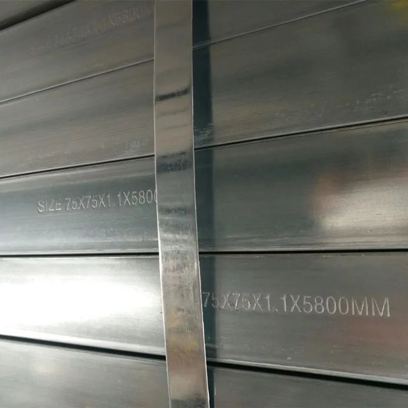 hot sell 50 x 50 rhs and shs galvanized carbon steel square iron pipe ms price list