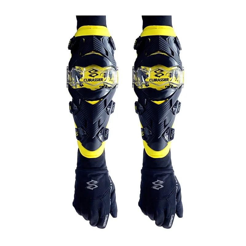 SLKE Leg Knee Guard Motorcycle Knight Off-road Protection Racing Bicycle Movable Joint Protective Gear Elbow Guard