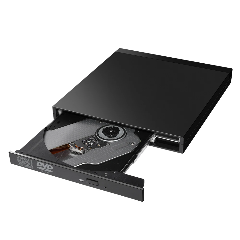 brand New USB 3.0 External Optical Drive DVD CD dvd-r Writer Reader with Card Reader